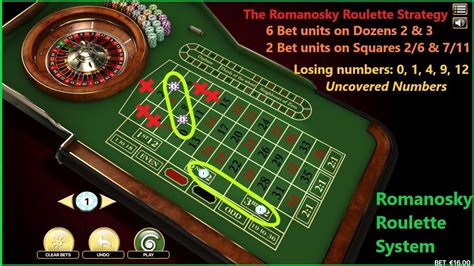 romanosky roulette|roulette gambling system.